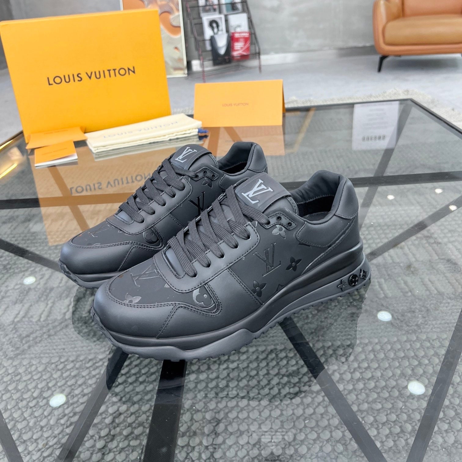 Premium Italian Leather Street-Style Sneakers